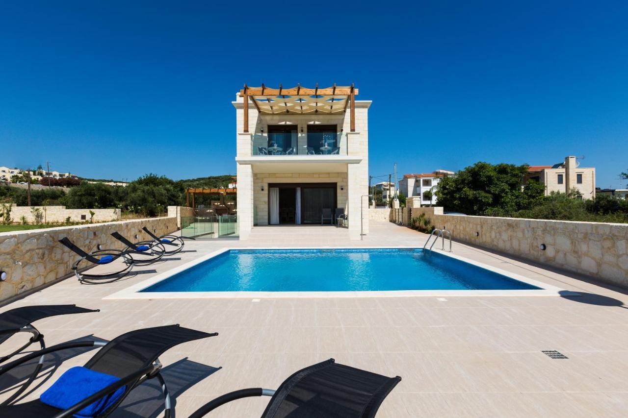Eudora Luxury Stone Villa Almirída Luaran gambar