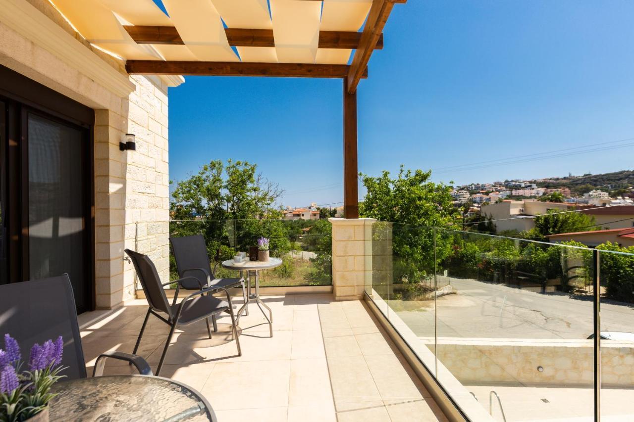 Eudora Luxury Stone Villa Almirída Luaran gambar