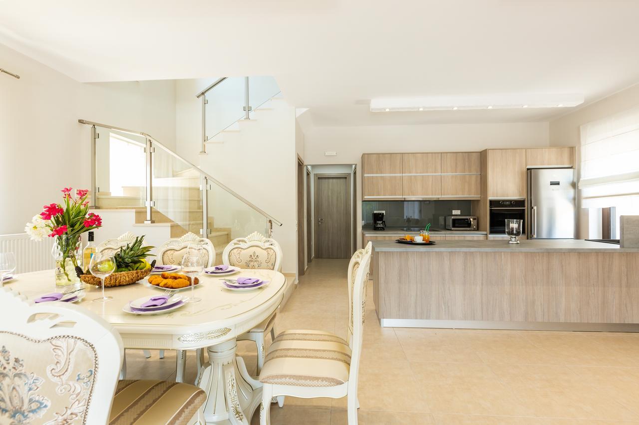 Eudora Luxury Stone Villa Almirída Luaran gambar