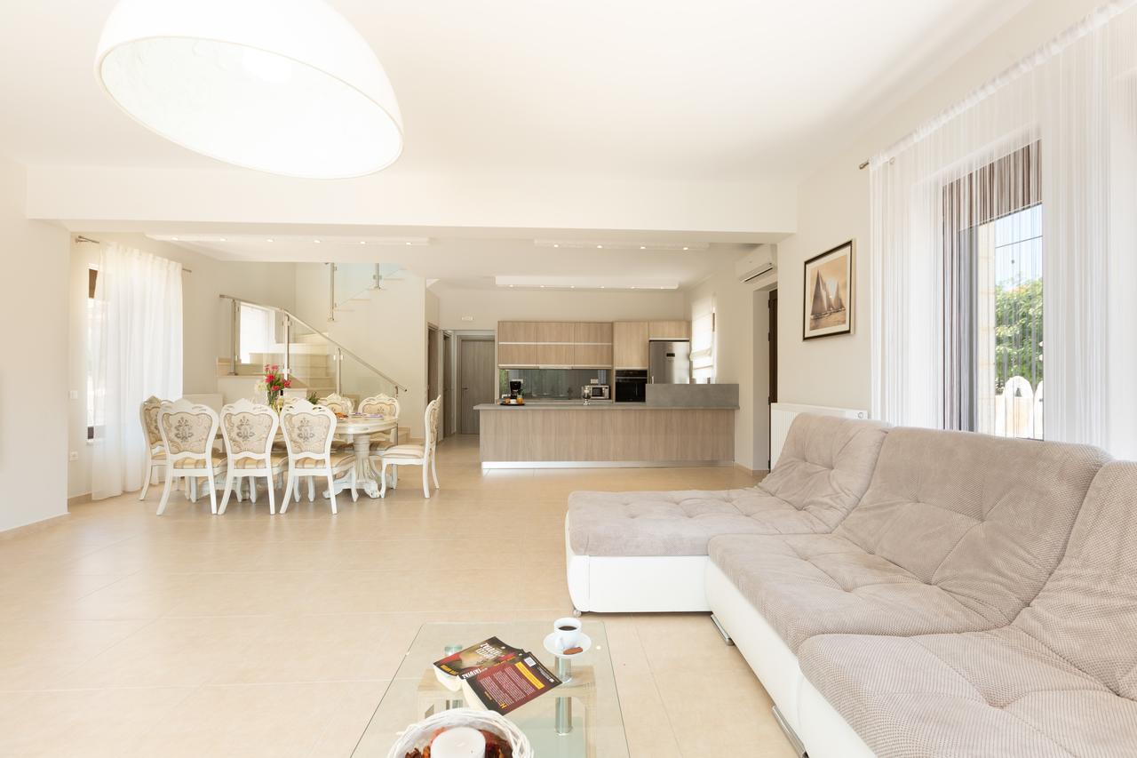 Eudora Luxury Stone Villa Almirída Luaran gambar