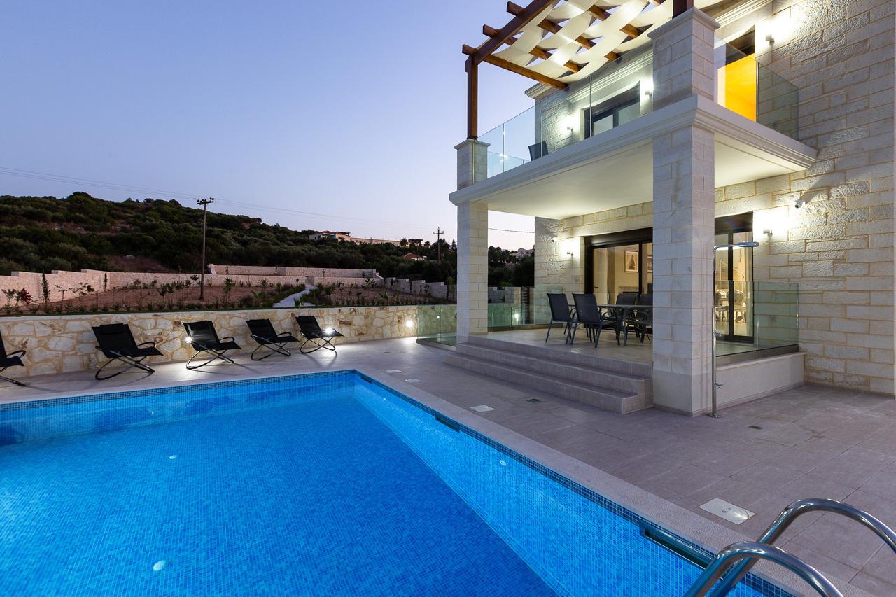 Eudora Luxury Stone Villa Almirída Luaran gambar