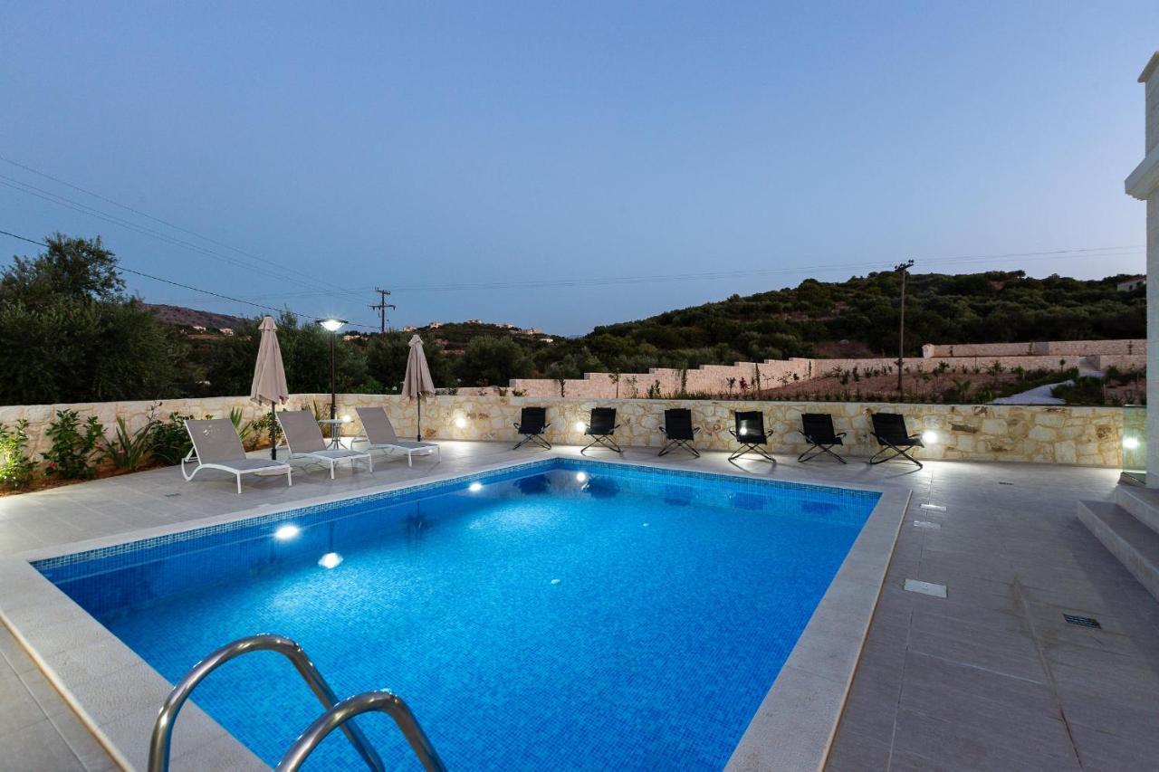 Eudora Luxury Stone Villa Almirída Luaran gambar