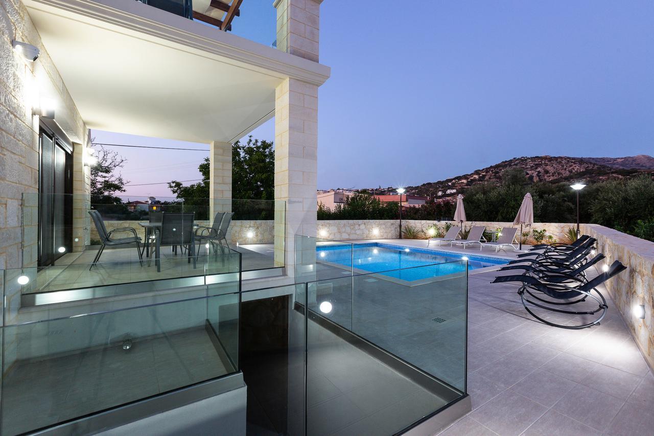 Eudora Luxury Stone Villa Almirída Luaran gambar