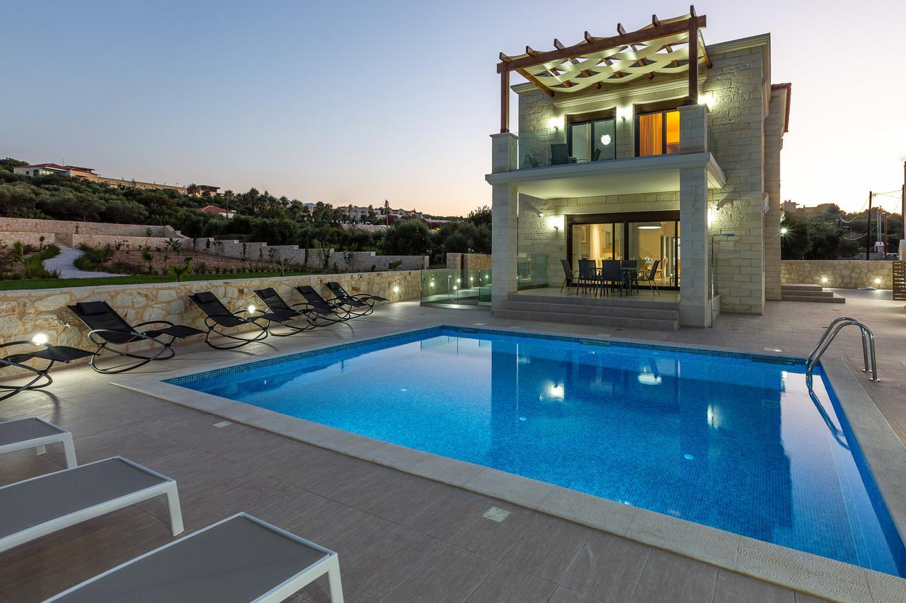 Eudora Luxury Stone Villa Almirída Luaran gambar